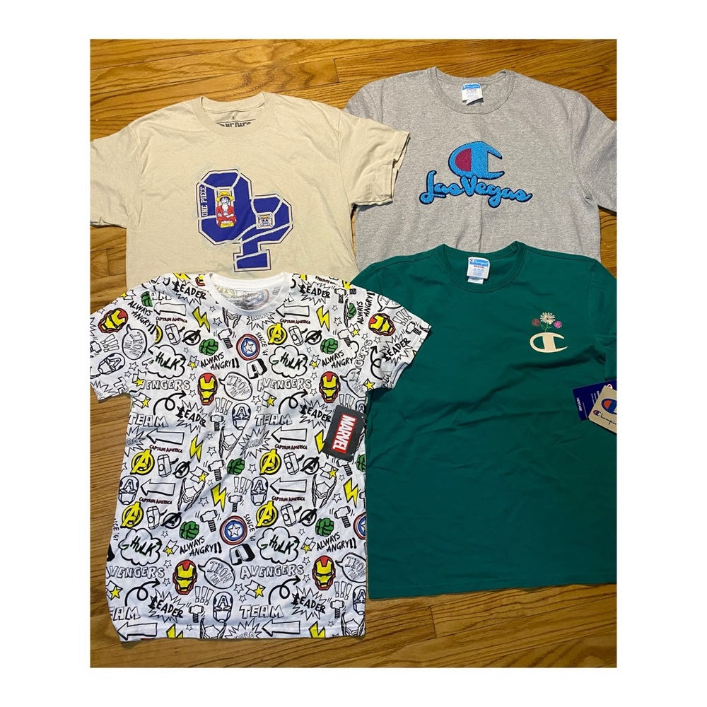 4 brand new T-shirts Bundle size M New! #10